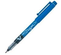 Pilot V Sign Liquid Ink Pen 2mm Tip 0.6mm Line Blue [Pack 12] - 301101203