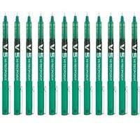 Pilot Pen Penna a inchiostro liquido V-5 Hi-Tecpoint 0,3 mm Verde 12 unità