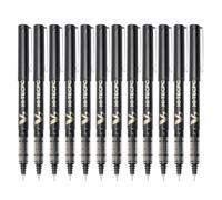 Pilot V7 Liquid Ink Roller Ball Penna nera (confezione da 12)