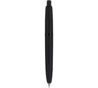 PILOT Vanishing Point Collection Refillable & Retractable Fountain Pen Matte Black Barrel Blue Ink Broad Nib (60582)