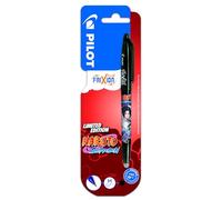 Pilot x NARUTO - 1 FriXion Ball - Penna cancellabile, edizione limitata Naruto Shipudden, penna roller ricaricabile, colore: nero, punta media
