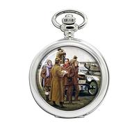 Pilota Briefing WW1 Illustrazione Orologio da Tasca