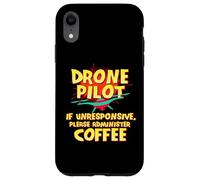 Pilota del drone se non risponde Amministrare il caffè Drone Custodia per iPhone XR