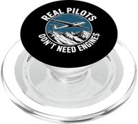 Pilota divertente Pilota Piloti I veri piloti non hanno bisogno di motori PopSockets PopGrip per MagSafe