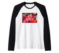 Pilota Michael Schumacher Motor Racing al Silverstone GP Maglia con Maniche Raglan