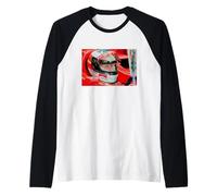 Pilota Michael Schumacher Motore al GP Silverstone Maglia con Maniche Raglan
