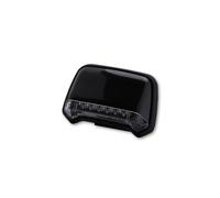 HIGHSIDER fanale posteriore a LED intelligente per il montaggio su parafango nero omologato E (1 pz), rosso