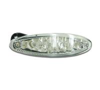 Pilota Posteriore V Parts Space LED Traslucido Universale Per Moto Ricambi