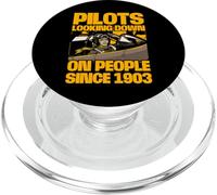Piloti che guardano le persone dall'alto in basso dal 1903 Donne PopSockets PopGrip per MagSafe