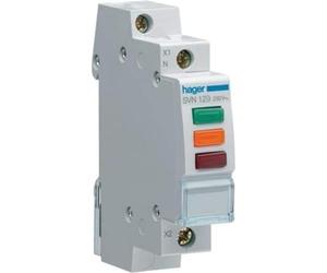 Piloto LED rojo, verde, naranja, 230VAC