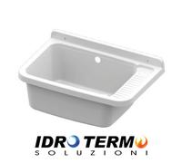 PILOZZO IN RESINA BIANCO Cm 60 x 42 x 30 DH