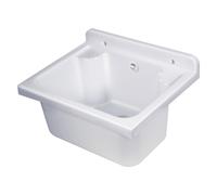 PILOZZO LAVATOIO DA PARETE 'MINI' cm 42,5 x 34 x h.20 - bianco - BricoGo