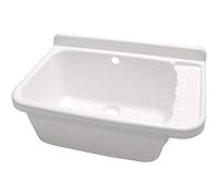 PILOZZO IN RESINA BIANCO Cm 60 x 42 x 30 DH