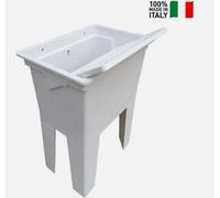 Pilozzo Lavatoio Parete Resina Mongardi 60x39x28 cm Lavello Esterno Giardino 783
