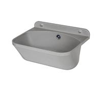 Pilozzo sospeso 46x36 in resina grigio pietra con fissaggi e scarico