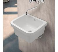 Pilozzo sospeso 46x38 in ceramica bianco lucido per interno o esterno