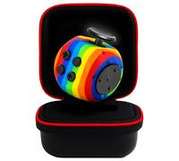 PILPOC theFube Fidget Cube (Arcobaleno) - Cubo Antistress Adulti e Bambini in Versione Deluxe - Fidget Toy con Custodia Protettiva Premium - Gadget Antistress Ideale per Ansia, ADHD, OCD e Autismo