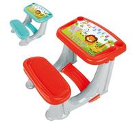 PILSAN banco Scuola per Bambini 03364 con scrivania, Fino a 50 kg, da 3 Anni, colorazione:Rosso