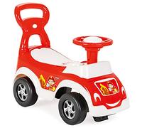 Pilsan My Cute First - Carrello/Walker, volante con clacson e maniglia per lo schienale, colore: Rosso