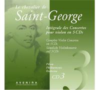 Pilsen Philharmonic Orchestra - Saint-George: Compl. Violin CD 3