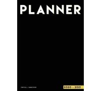 Pilvi Paper Planner 2020-2021 Weekly and Monthly Hardcover (Copertina rigida)