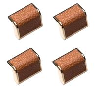 PILYON Maniglie Per Mobili Da Cucina Moderni 4 Pezzi Armadio Anta Armadio Maniglia Cassetto Armadio Maniglia In Pelle Monoforo In Pelle Maniglia In Pelle Distanza Dei Fori 35mm Kaki