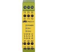 PILZ Interruttore di sicurezza PNOZ X1 24 VAC/DC 3n/o 1n/c 3 chiusure, 1 apriscatole (larghezza x altezza x profondità) 22,5 x 8
