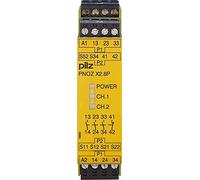 PILZ Interruttore di sicurezza PNOZ X2.8P 24-240VAC/DC 3n/o 1n/c 3 chiusori, 1 apriscatole (larghezza x altezza x profondità) 2