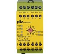 PILZ Interruttore di sicurezza PNOZ XV3 30/24VDC 3n/o 2n/o t Tensione di funzionamento: 24 V/DC 3 chiudibili (B