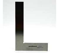 PIMALDAUM® Angolo di arresto, angolo piatto a 90°, gamba 150 x 100 mm secondo DIN 875/0, acciaio inossidabile, per lavori di prova, direzione e ritaglio in ingegneria meccanica, fabbri, falegnameria,