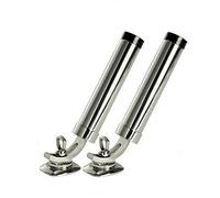 PIMAR marine equipment coppia di portacanne orientabili inox aisi 316 viti a scomparsa barca pesca