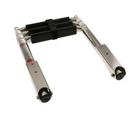 PIMAR marine equipment Scaletta telescopica ribaltabile inox 316 3 gradini barca gommone