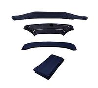 PIMAR marine equipment Telo di Ricambio per tendalino 180 Lungo - Completamente Impermeabile- Telo Poliestere 600d - Incluso copritelo Bimini (180x170, Blu Navy)