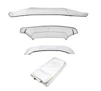 PIMAR marine equipment Telo di Ricambio per tendalino 180 Lungo - Completamente Impermeabile- Telo Poliestere 600d - Incluso copritelo Bimini (180x150, Bianco)