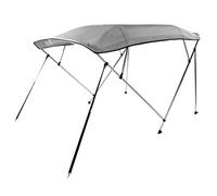 PIMAR marine equipment Tendalino Bimini 4 Archi in Alluminio Lucido Ø 25 MM Diverse Misure e Colori. Barca Gommone (Grigio, larghezza 170-190cm)