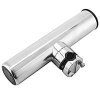 PIMAR Portacanne con Morsetto in Acciaio Inox Diametro 25 32 Supporto per Canna da Pesca Regolabile su Rotaie Montaggio su Rotaie per Barche e Yacht Supporto per Binari