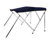 PIMAR Tendalino Bimini 3 Archi in Alluminio Anodizzato Ø 25 MM Diverse Misure e Colori. Barca gommone (Blu Navy, 180X170X140)