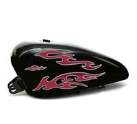 Pimastickerslab kit 18 adesivi fiamme serbatoio parafango valigia tribale old school bobber chopper harley stickers adesivo Decal Tuning custom bob cod. 2457 (MOD. D)
