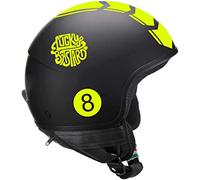 Pimastickerslab Kit Adesivi Biliardo Palla 8 Lucky Bastard Casco Moto Auto Serbatoio Valigia cod. 1718 (029 Giallo Fluo)