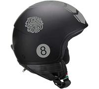Pimastickerslab Kit Adesivi Biliardo Palla 8 Lucky Bastard Casco Moto Auto Serbatoio Valigia cod. 1718 (074 Grigio Medio)
