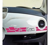 Pimastickerslab Kit Adesivi Stripes Strisce Adesive per Cruscotto compatibile con Fiat 500 Cinquecento Striscia Stickers Adesivo Auto Decal Tuning Speed 2438 (041 Fucsia)