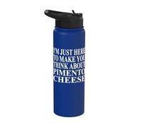Pimento Cheese Apparel | Simpatico design divertente per gli amanti dei formaggi Stainless Steel Insulated Water Bottle