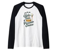 Pimento Cheese Golf Design Maglia con Maniche Raglan