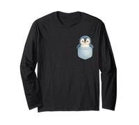 Pimkin - Tasca Tascabile a Forma di Pinguino Maglia a Manica