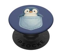 Pimkin - Tasca tascabile a forma di pinguino PopSockets PopGrip Adesivo