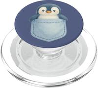 Pimkin - Tasca tascabile a forma di pinguino PopSockets PopGrip per MagSafe
