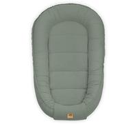 PIMKO Nido per Neonato Riduttore lettino per neonati Culla 60 x 90 cm mussola di cotone, colore: pistacchio verde