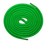 Pimp My Shoes - Lacci rotondi per scarpe, 4 mm, colorati, adatti per adulti e bambini, scarpe da ginnastica sportive, scarpe da calcio e rugby, Verde brillante., 120