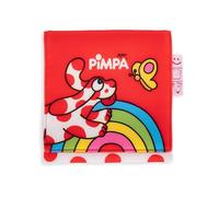 PIMPA - Portatutto Ufficiale Pimpa, Busta Portatutto in Tessuto, con Patta Frontale e Pratica Chiusura a Strap, Interno Impermeabile, Etichetta Portanome, Idea Regalo Bambine e Bambini, 18x19Hx2 cm