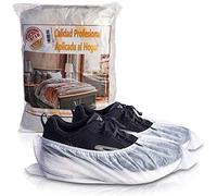 PimPam Factory Copriscarpe Monouso Morbidi per Scarpe Delicate TNT - Pack 200 - Calzari Monouso usa e Getta - Copriscarpe Impermeabili - Copri Scarpe da Casa usa e Getta - Traspiranti